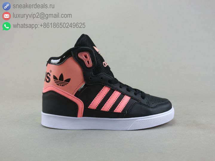 ADIDAS EXTABALL MID BLACK PINK WOMEN SKATE SHOES